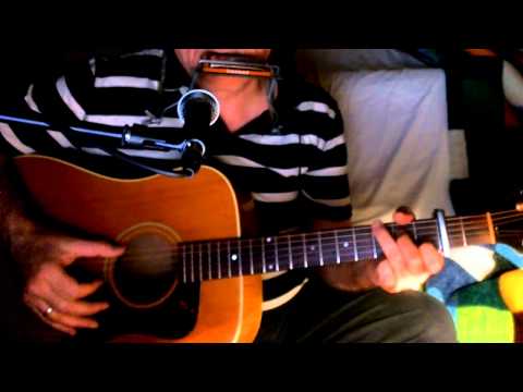 Oh My Sweet Carolina ~ Ryan Adams - Emmylou Harris ~ Acoustic Cover w/ Guild D-30 & Bluesharp