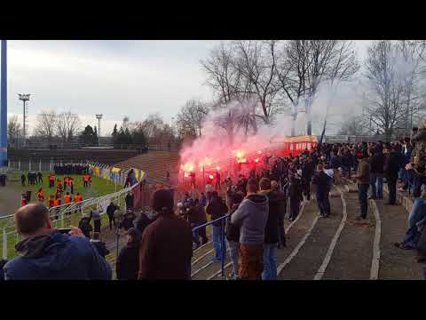 22.11.2017 Lokomotive Leipzig - BSG Chemie Leipzig (Pyro LOK)