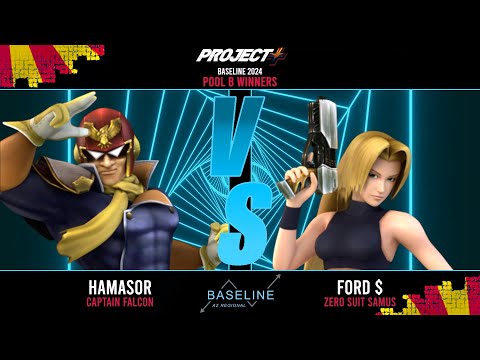 Baseline 2024 Hamasor (Falcon) vs Ford $ (Zero Suit Samus) Pool B Winners