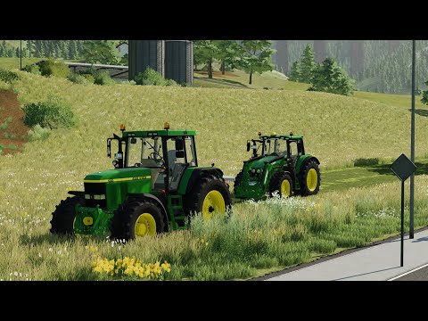 Slår gräs vid gården med Lilleman #1