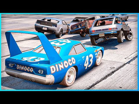 *CRAZY* Cars King Dinoco Crashes Ep.3 – GTA 5