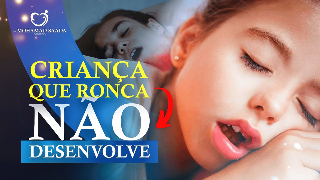 Criança que Ronca Não se Desenvolve