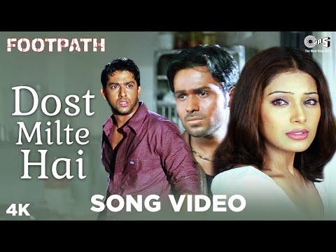 Dost Milte Hai Song Video | Footpath | Kumar Sanu | Emraan Hashmi, Aftab & Bipasha | Nadeem-Shravan