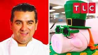 St. Piggy’s Day Cake Challenge | Cake Boss | TLC