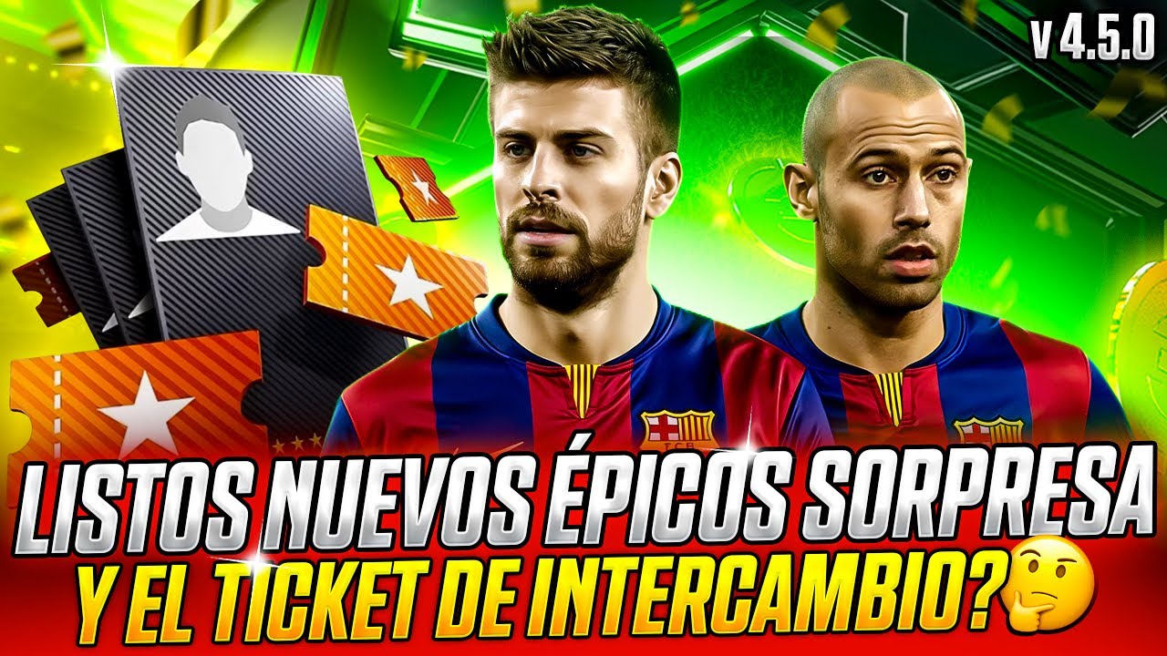 Ultima Hora HOY!🚨eFootball Anuncia Ticket de Intercambio?🎟️😲FILTRAN NUEVAS LICENCIAS EPICOS 4.5.0!✅