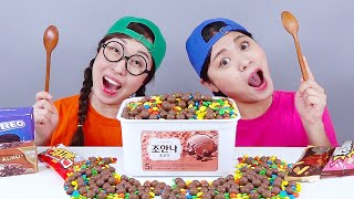 Download lagu Es krim cokelat Mukbang DONA Indonesia mp3