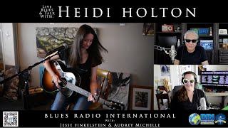 Heidi Holton on Blues Radio International with Jesse & Audrey 2022 4K UHD