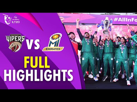 Full Highlights | Desert Vipers vs MI Emirates | Final | DP World ILT20 2025-26 | M3Y1K