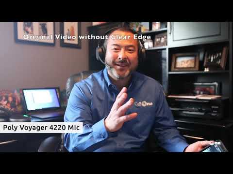 Headphones (Poly Voyager 4220) vs Clear Edge