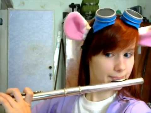Chip and Dale rescue rangers theme song - flute solo cover