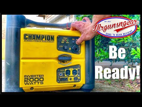 Champion 2000 Watt Stackable Portable Inverter Generator Review