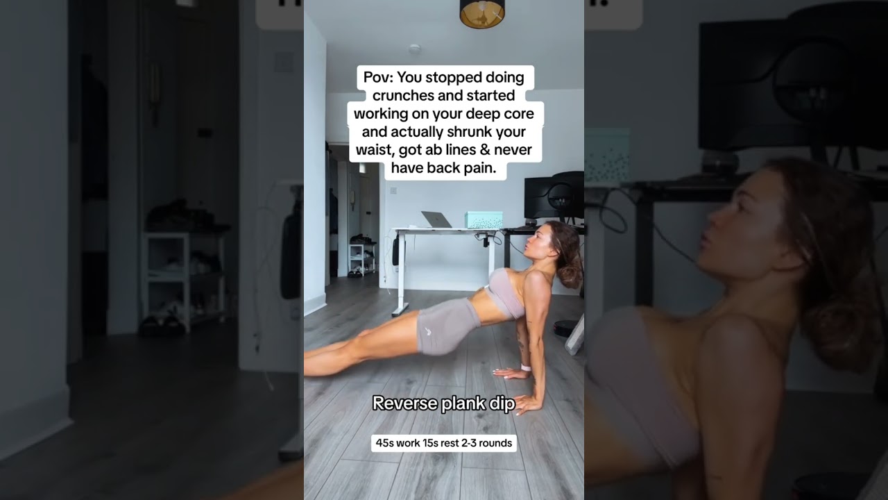 Stop doing crunches & start doing deep core & pelvic floor exercises for slim waist & flat abs lines