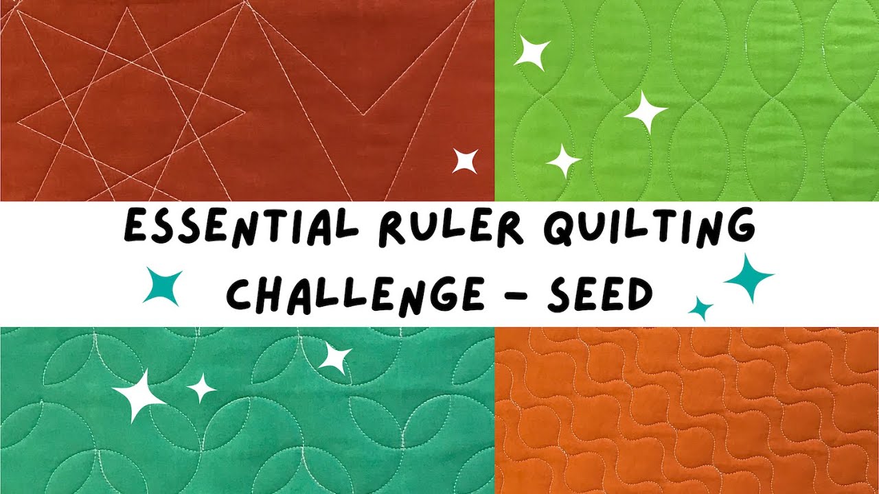 Essential Ruler Quilting Challenge, Part Three: Curves | Seed Design | WeAllSew