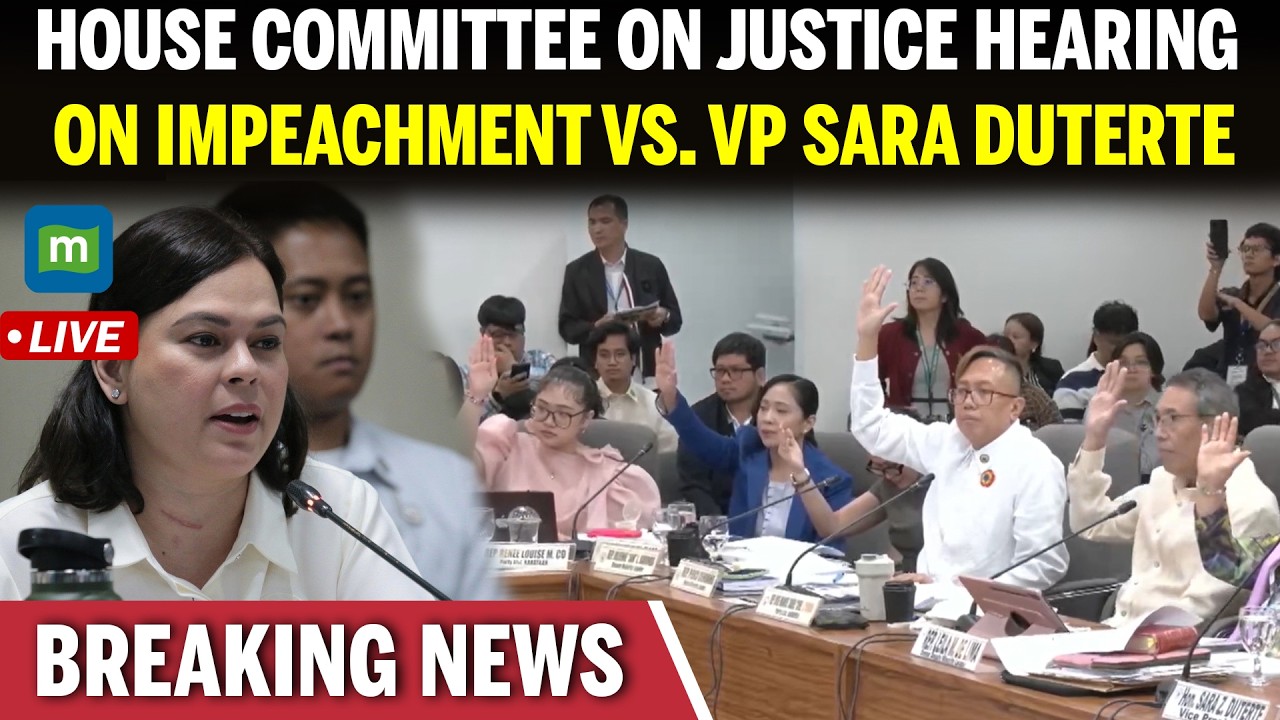 Sara Duterte Impeachment LIVE: Philippines Starts Impeachment Case Against Sara Duterte | N18G