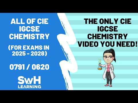 ALL of CIE IGCSE Chemistry! | The ONLY revision video you need! | 2025 onwards | 0971 / 0620