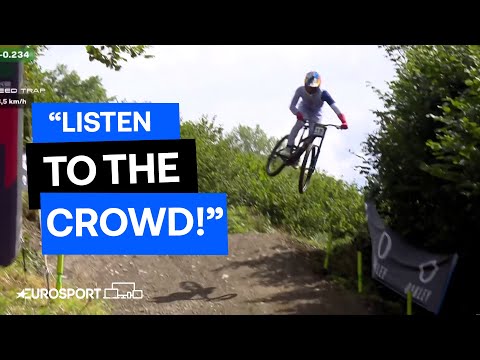 Hometown Glory For Bruni | UCI Mountain Bike Men's Downhill World Cup | Eurosport