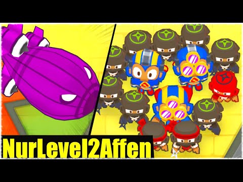SCHAFFEN NUR LVL2 AFFEN RUNDE 100? - Bloons td 6 [Deutsch/German]