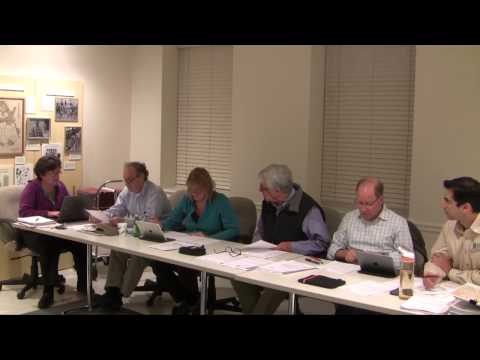 Weston MA Planning Board 5/20/2014: 8:01 - 441 Glen Road