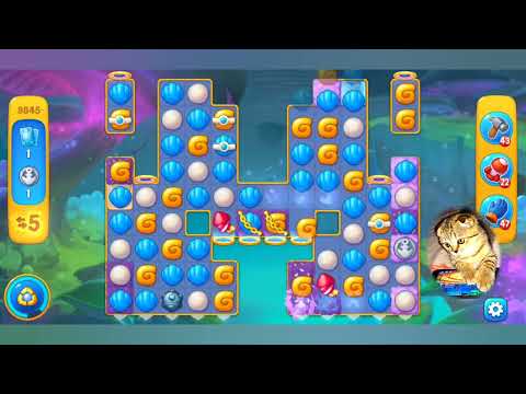 Fishdom 2022, no Boosters,   9845   level  -  прохождение без бустеров,   9845  уровень.