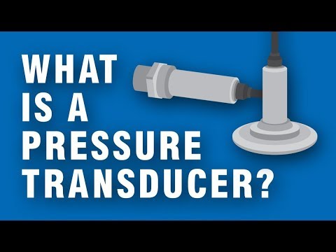 What is a pressure transducer and how does it work?