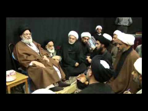 ⁣زيارة أعضاء مكتب السيّد الشهيد لسماحة السيّد الحائري