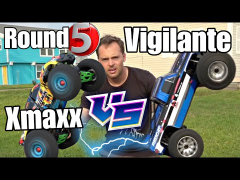 Xmaxx VS Vigilante!!! Round 5! Most extreme bash on the internet!