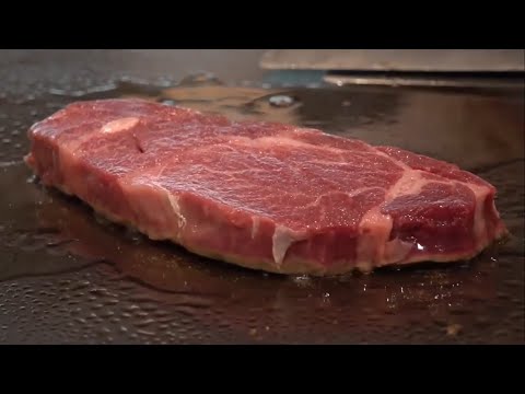 Rare Kagoshima Wagyu Steak Teppanyaki | WAGYU BEEF