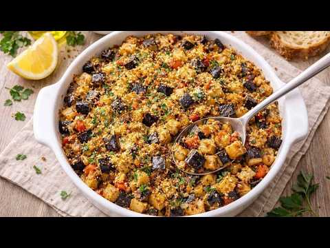 This simple eggplant casserole is pure gold! 2 mega eggplant recipes