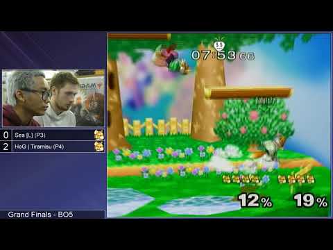 GSS 99 SSBM - Ses [L] (Green Fox) vs. HoG | Tiramisu (Default Fox) - Melee GF