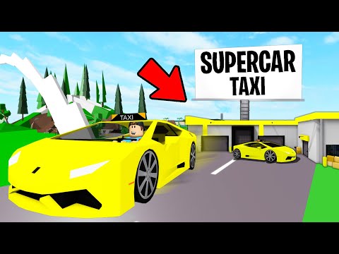 I Opened SUPERCAR TAXI in Brookhaven RP!!