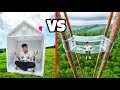 Overnight Survival In Different Material Houses Challenge