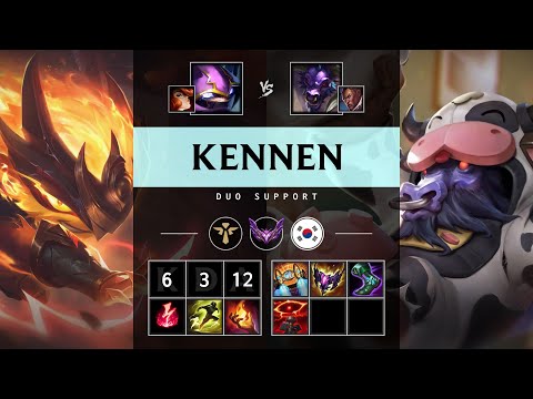 Kennen Support vs Alistar - KR Master Patch 25.21