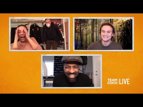 Conan Crashes Moses' Interview With Sona & Deon Cole –  Team Coco LIVE: Moses & Friends