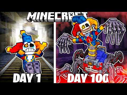 100 ngày thống trị với tư cách Boss Prototype Poppy Playtime 5 trong Minecraft | TN Gaming