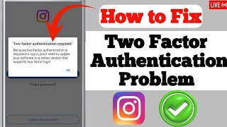 Download the video "Fix Instagram Two factor authentication required to Login Problem  | Wrong Authentication Pin"