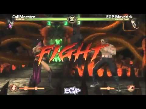 CaliMaestro (Mileena/Kenshi) vs EGP Awesom-o (Noob/Cage)