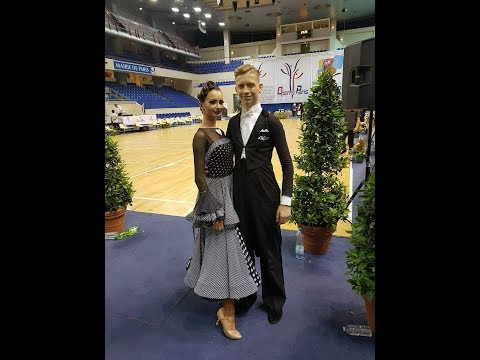 2018 Open de Paris wdsf Junior 2 ST final Justas and Aine 1 place