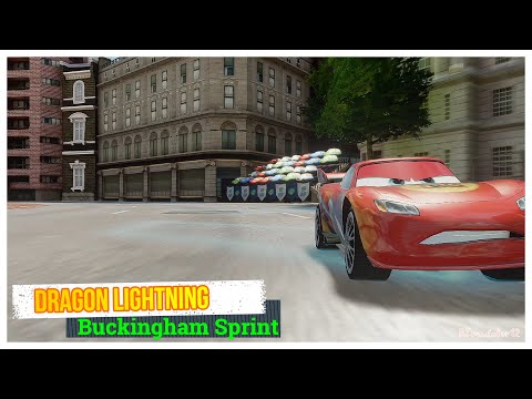 Cars 2 The Video Game | Dragon Lightning - Battle Race | Buckingham Sprint 6 Laps