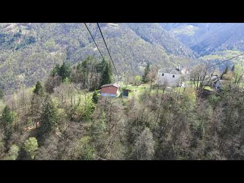 Private Luftseilbahn Costa - Cremaso Talfahrt funivia cablecar Centovalli Switzerland