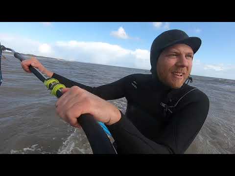 Pendine beach park - Simmer Flywave 85 fin setup test