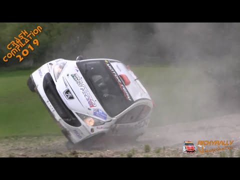 RALLY CRASH COMPILATION 2019 | crash - big crash - mistakes - rollover | RICKYRALLY Videoproduction