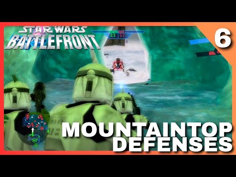 Rhen Var MOUNTAINTOP DEFENSES in Star Wars Battlefront (2004)!