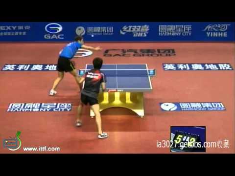 Xu Xin vs. Jin Min Xi --- China Table Tennis Super League 2012