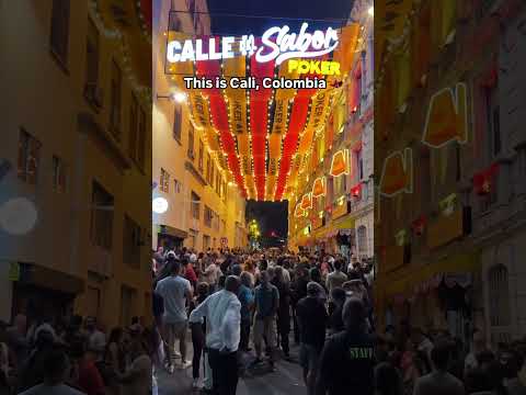 Cali Nightlife Hotspot: Discover Calle del Sabor 🇨🇴 #Cali #Nightlife