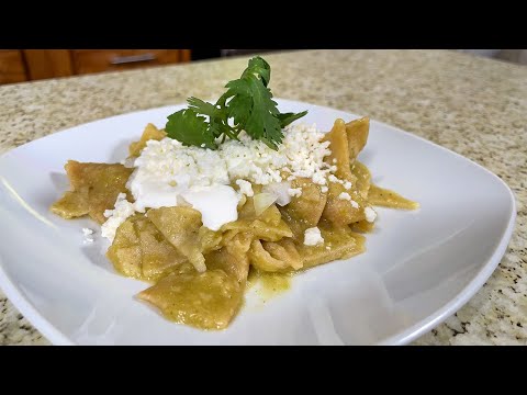 Chilaquiles Verdes | Recetas De Desayunos Facil y Rapido