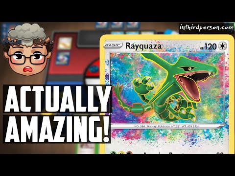 Amazing Rare Rayquaza Can One-Hit KO ANYTHING! (Pokemon TCG Deck List + Matches)