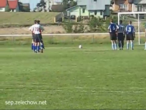 2008.08.31 Sęp Żelechów - Naprzód Skórzec: rzut garny dla Naprzodu na 1:1