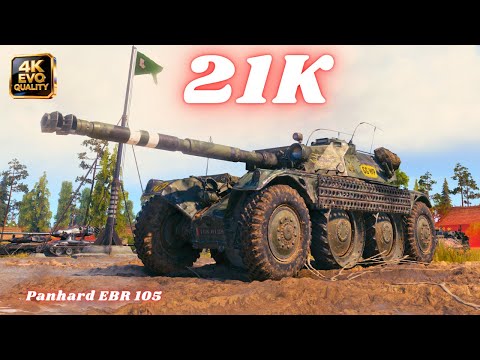 Panhard EBR 105 - 21K Spot Damage World of Tanks #wot