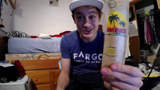 Rollin and Smokin a Banana Rolling Leaf from Natives!!