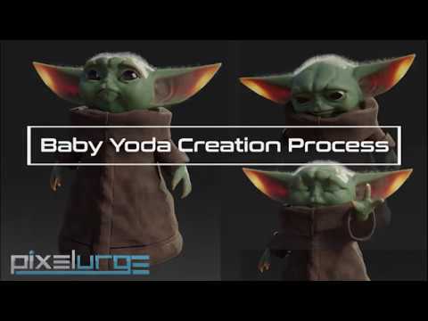 Baby Yoda Creation Process Timelapse